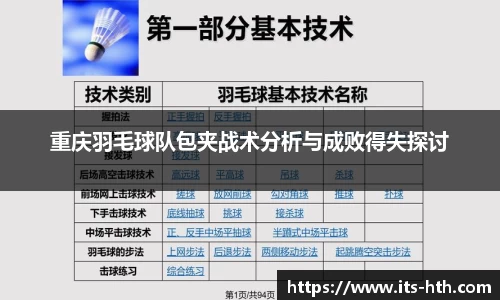 重庆羽毛球队包夹战术分析与成败得失探讨